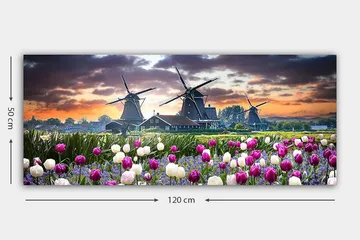 Canvasbillede YTY Landscape & Nature Flerfarvet - 120x50 cm - Boligtilbehør - Billeder & kunst - Billeder på lærred