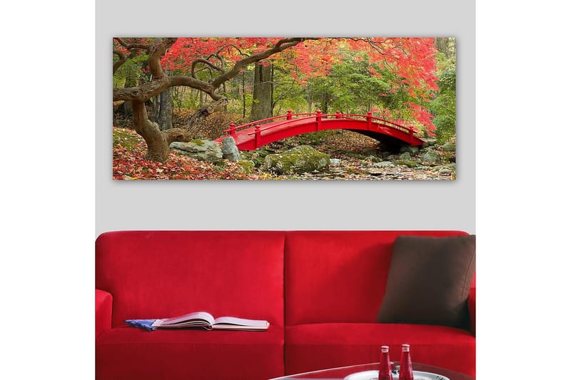 Canvasbillede YTY Landscape & Nature Flerfarvet - 120x50 cm - Boligtilbehør - Billeder & kunst - Billeder på lærred