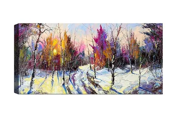 Canvasbillede YTY Landscape & Nature Flerfarvet - 120x50 cm - Boligtilbehør - Billeder & kunst - Billeder på lærred