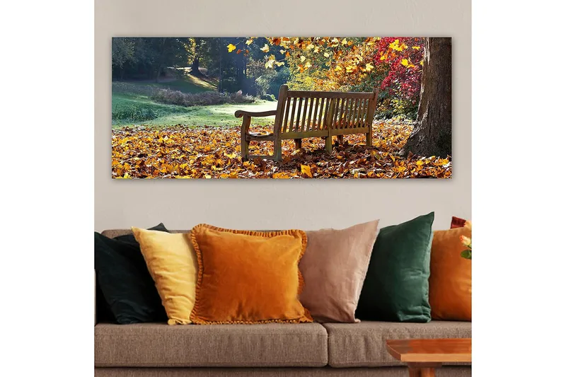 Canvasbillede YTY Landscape & Nature Flerfarvet - 120x50 cm - Boligtilbehør - Billeder & kunst - Billeder på lærred