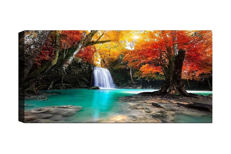 Canvasbillede YTY Landscape & Nature Flerfarvet, 120x50 cm