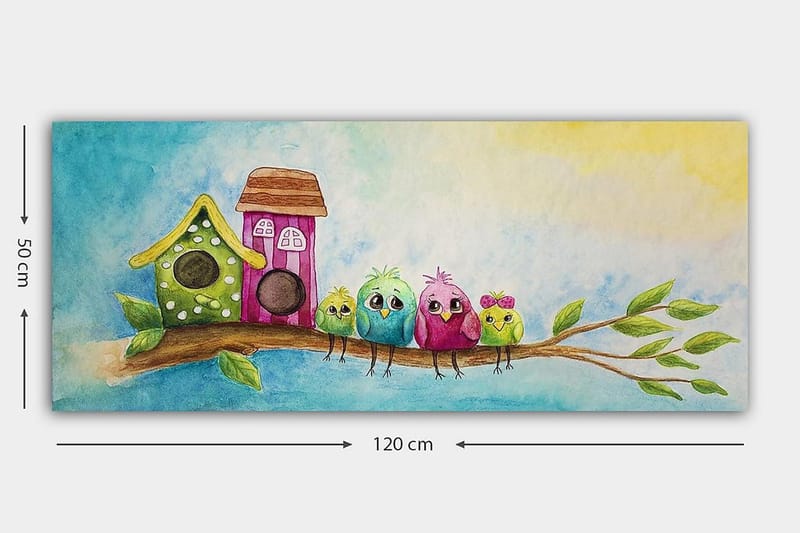 Canvasbillede YTY Landscape & Nature Flerfarvet - 120x50 cm - Boligtilbehør - Billeder & kunst - Billeder på lærred