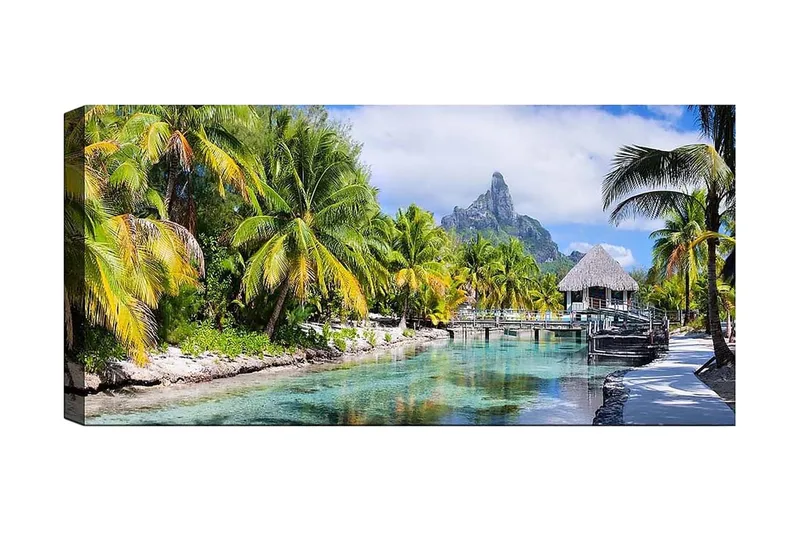 Canvasbillede YTY Landscape & Nature Flerfarvet, 120x50 cm