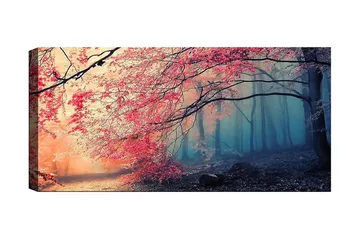 Canvasbillede YTY Landscape & Nature Flerfarvet - 120x50 cm - Boligtilbehør - Billeder & kunst - Billeder på lærred