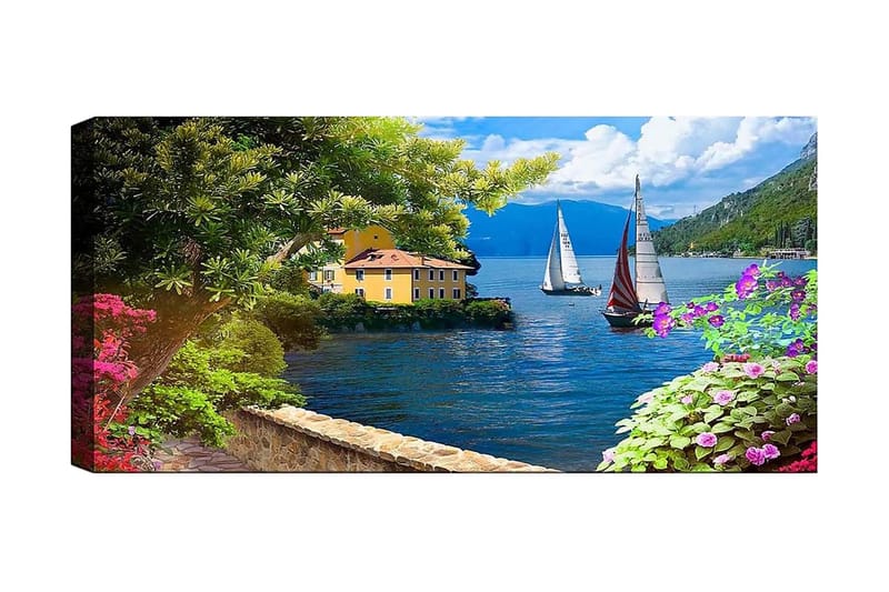 Canvasbillede YTY Landscape & Nature Flerfarvet, 120x50 cm