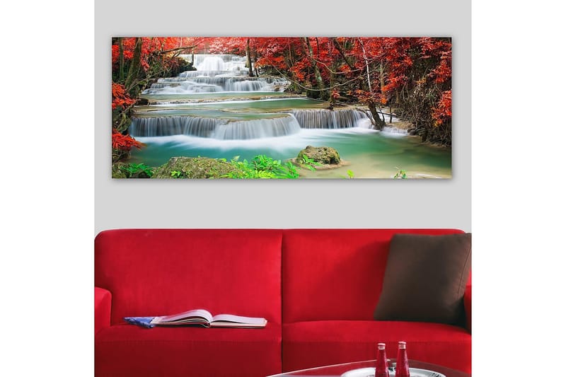 Canvasbillede YTY Landscape & Nature Flerfarvet - 120x50 cm - Boligtilbehør - Billeder & kunst - Billeder på lærred