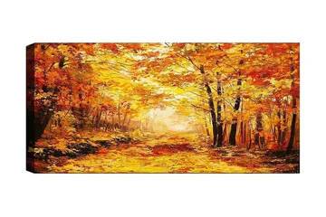 Canvasbillede YTY Landscape & Nature Flerfarvet - 120x50 cm - Boligtilbehør - Billeder & kunst - Billeder på lærred