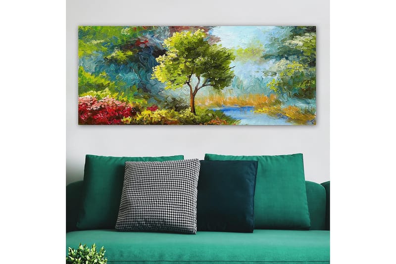 Canvasbillede YTY Landscape & Nature Flerfarvet - 120x50 cm - Boligtilbehør - Billeder & kunst - Billeder på lærred