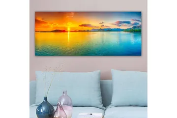 Canvasbillede YTY Landscape & Nature Flerfarvet - 120x50 cm - Boligtilbehør - Billeder & kunst - Billeder på lærred