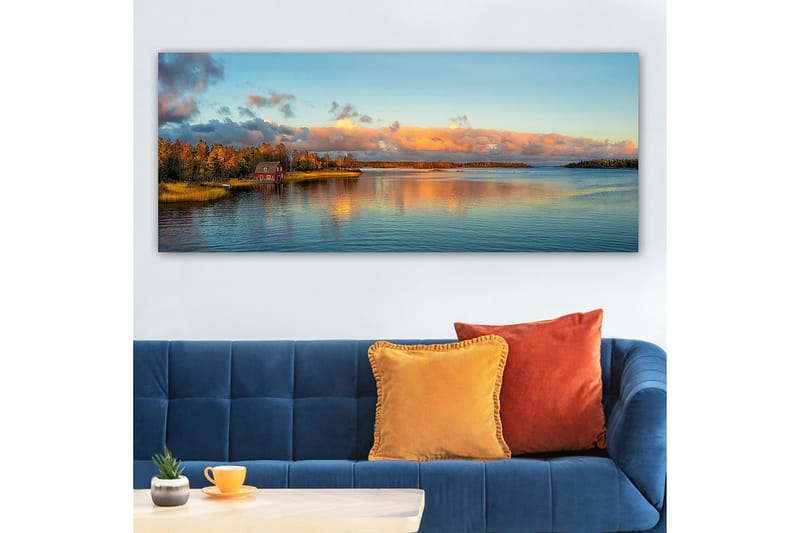 Canvasbillede YTY Landscape & Nature Flerfarvet - 120x50 cm - Boligtilbehør - Billeder & kunst - Billeder på lærred