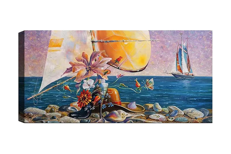 Canvasbillede YTY Landscape & Nature Flerfarvet, 120x50 cm