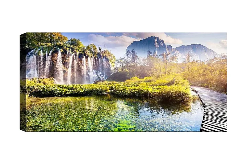 Canvasbillede YTY Landscape & Nature Flerfarvet, 120x50 cm