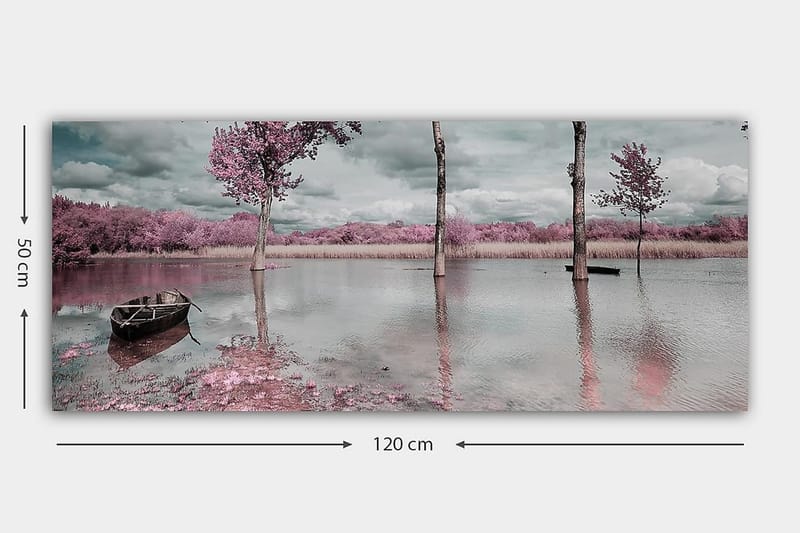 Canvasbillede YTY Landscape & Nature Flerfarvet - 120x50 cm - Boligtilbehør - Billeder & kunst - Billeder på lærred