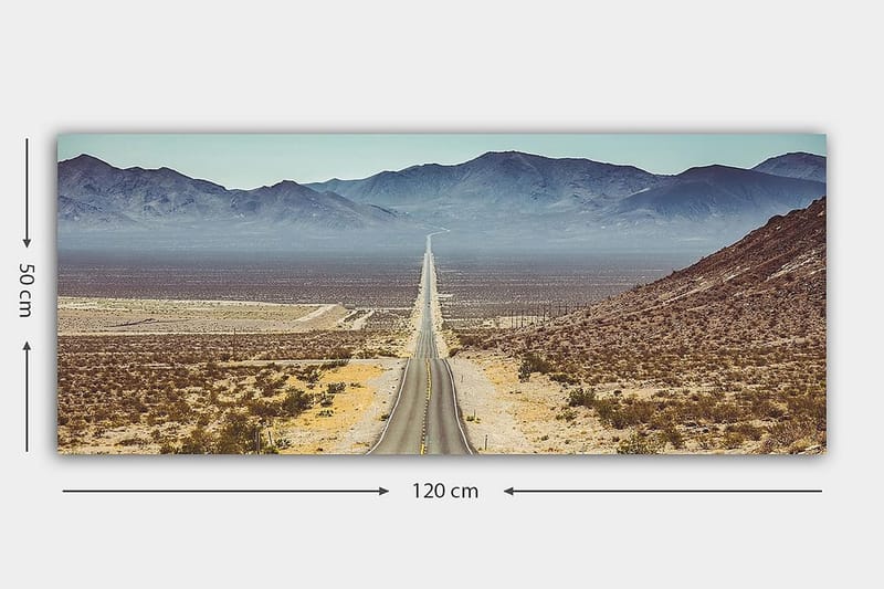 Canvasbillede YTY Landscape & Nature Flerfarvet - 120x50 cm - Boligtilbehør - Billeder & kunst - Billeder på lærred