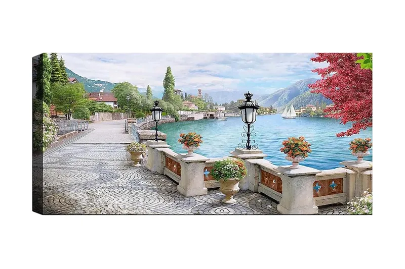 Canvasbillede YTY Landscape & Nature Flerfarvet, 120x50 cm