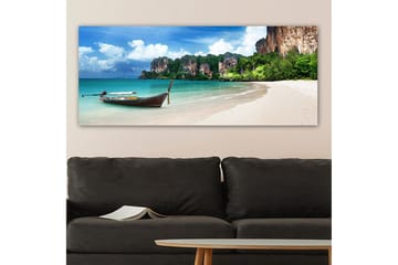 Canvasbillede YTY Nautical & Beach Flerfarvet - 120x50 cm - Boligtilbehør - Billeder & kunst - Billeder på lærred