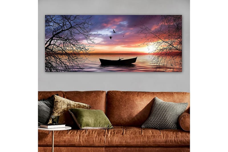 Canvasbillede YTY Nautical & Beach Flerfarvet - 120x50 cm - Boligtilbehør - Billeder & kunst - Billeder på lærred