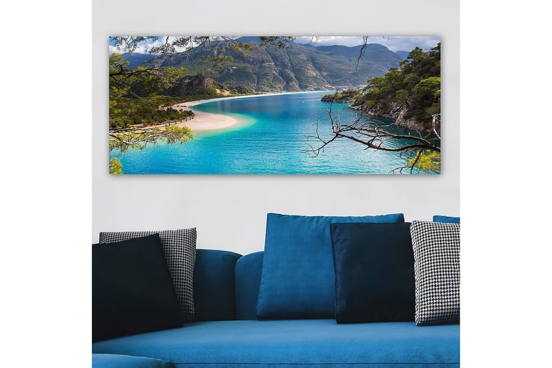 Canvasbillede YTY Nautical & Beach Flerfarvet - 120x50 cm - Boligtilbehør - Billeder & kunst - Billeder på lærred