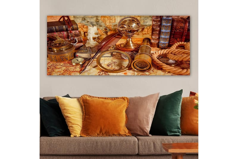 Canvasbillede YTY Nautical & Beach Flerfarvet - 120x50 cm - Boligtilbehør - Billeder & kunst - Billeder på lærred