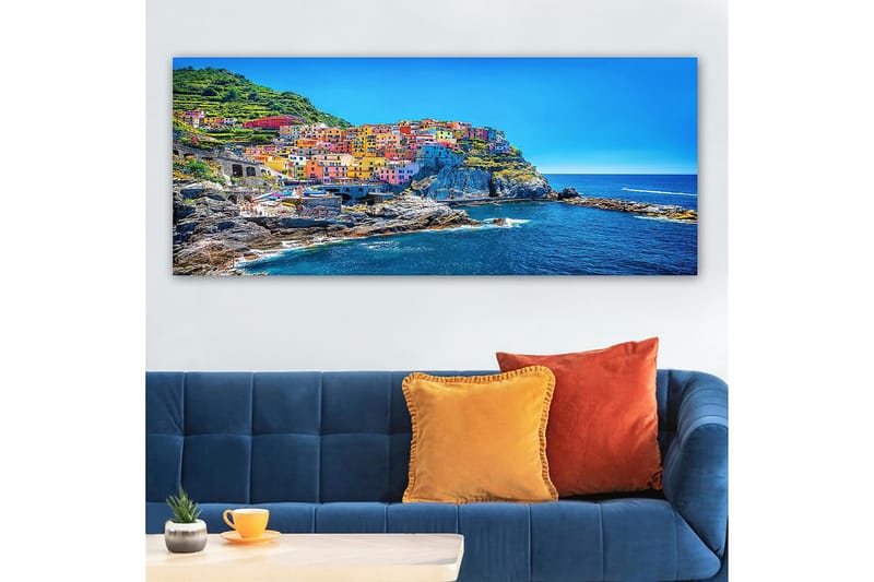 Canvasbillede YTY Nautical & Beach Flerfarvet - 120x50 cm - Boligtilbehør - Billeder & kunst - Billeder på lærred