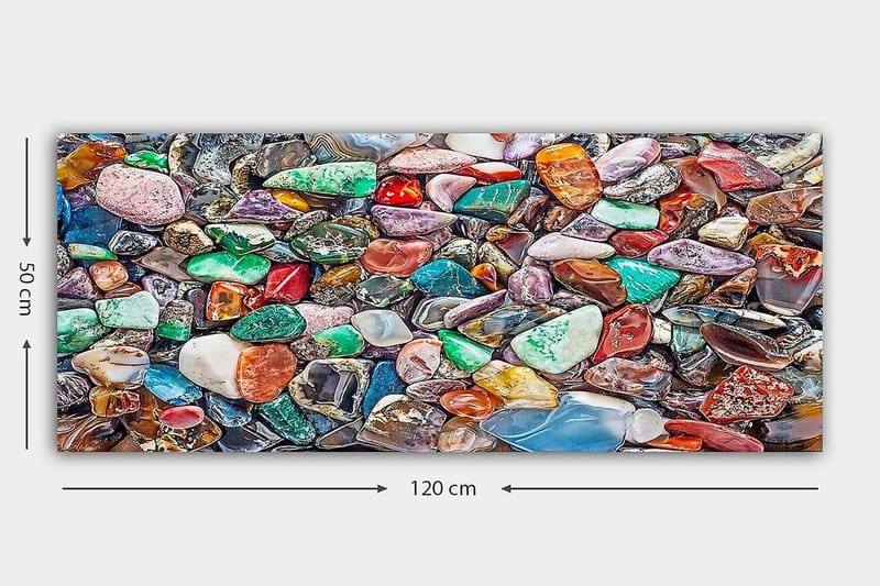 Canvasbillede YTY Nautical & Beach Flerfarvet - 120x50 cm - Boligtilbehør - Billeder & kunst - Billeder på lærred