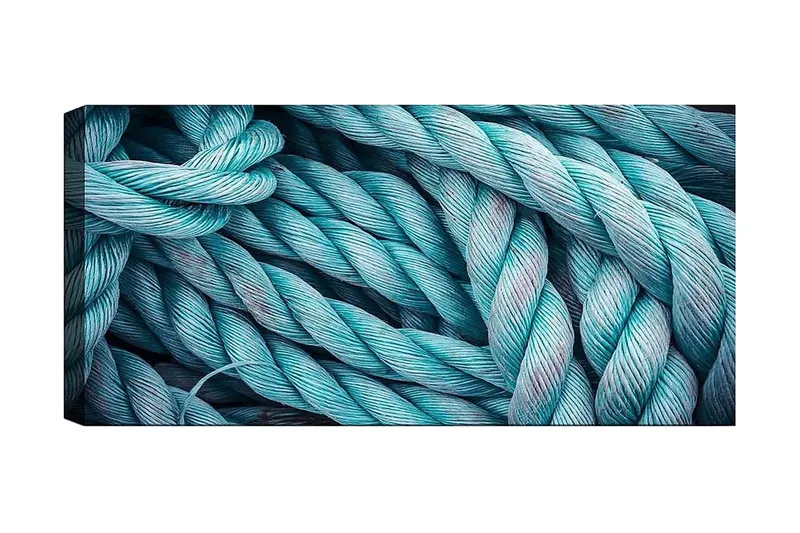 Canvasbillede YTY Nautical & Beach Flerfarvet, 120x50 cm