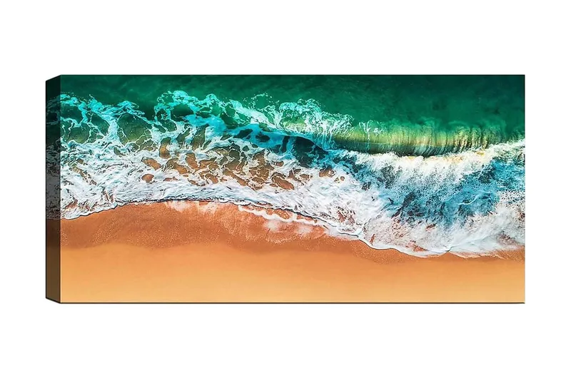 Canvasbillede YTY Nautical & Beach Flerfarvet, 120x50 cm