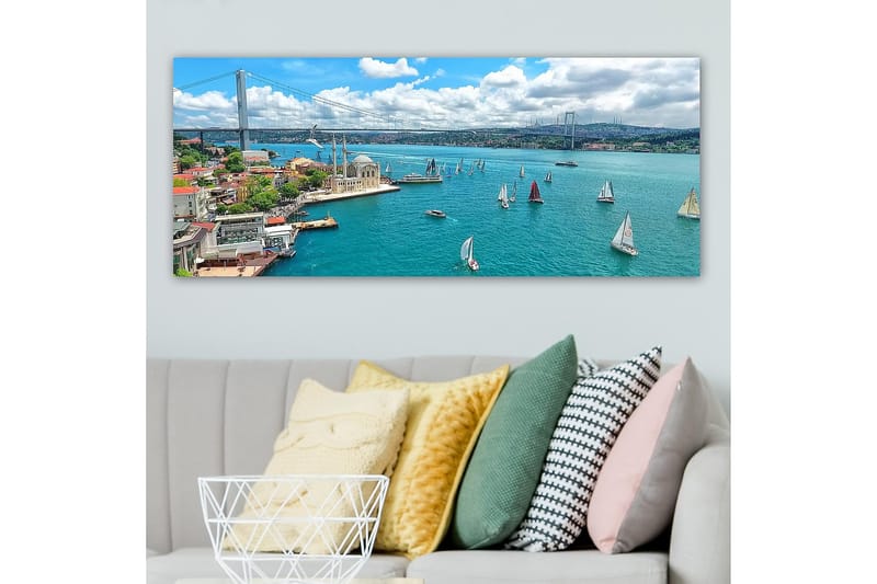 Canvasbillede YTY Nautical & Beach Flerfarvet - 120x50 cm - Boligtilbehør - Billeder & kunst - Billeder på lærred