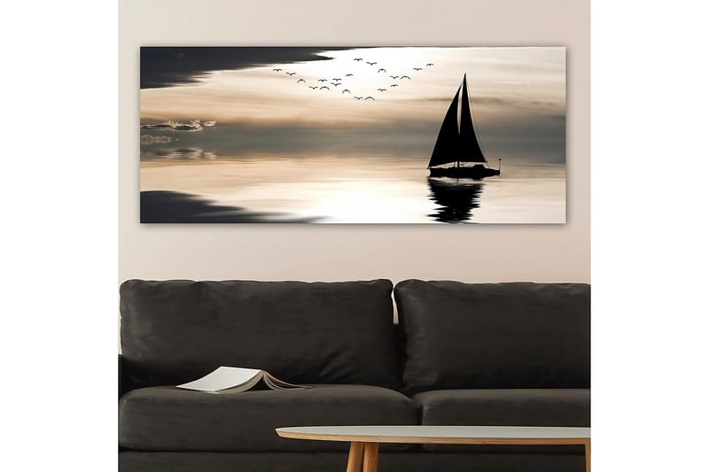 Canvasbillede YTY Nautical & Beach Flerfarvet - 120x50 cm - Boligtilbehør - Billeder & kunst - Billeder på lærred