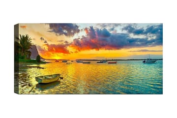Canvasbillede YTY Nautical & Beach Flerfarvet - 120x50 cm - Boligtilbehør - Billeder & kunst - Billeder på lærred