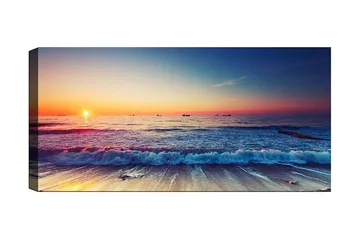 Canvasbillede YTY Nautical & Beach Flerfarvet - 120x50 cm - Boligtilbehør - Billeder & kunst - Billeder på lærred