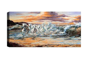 Canvasbillede YTY Nautical & Beach Flerfarvet - 120x50 cm - Boligtilbehør - Billeder & kunst - Billeder på lærred