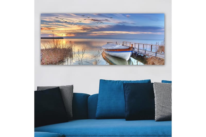Canvasbillede YTY Nautical & Beach Flerfarvet - 120x50 cm - Boligtilbehør - Billeder & kunst - Billeder på lærred