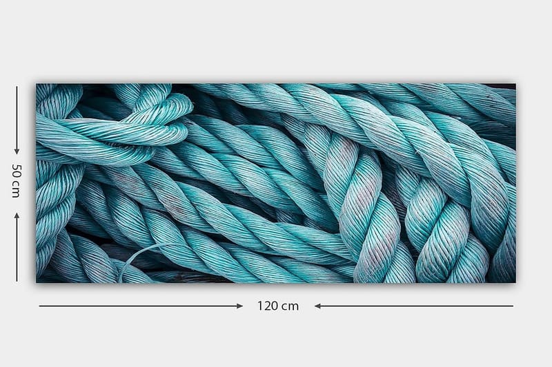 Canvasbillede YTY Nautical & Beach Flerfarvet - 120x50 cm - Boligtilbehør - Billeder & kunst - Billeder på lærred