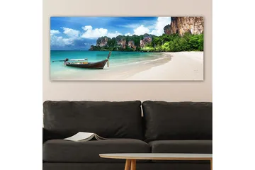 Canvasbillede YTY Nautical & Beach Flerfarvet - 120x50 cm - Boligtilbehør - Billeder & kunst - Billeder på lærred