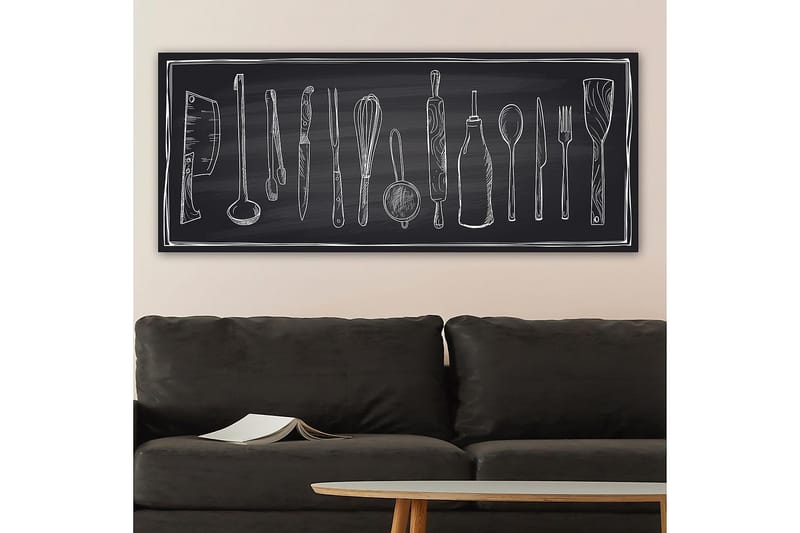 Canvasbillede YTY Object Flerfarvet - 120x50 cm - Boligtilbehør - Billeder & kunst - Billeder på lærred