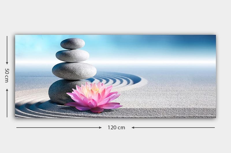 Canvasbillede YTY Object Flerfarvet - 120x50 cm - Boligtilbehør - Billeder & kunst - Billeder på lærred