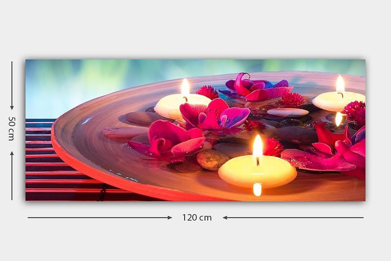 Canvasbillede YTY Object Flerfarvet - 120x50 cm - Boligtilbehør - Billeder & kunst - Billeder på lærred