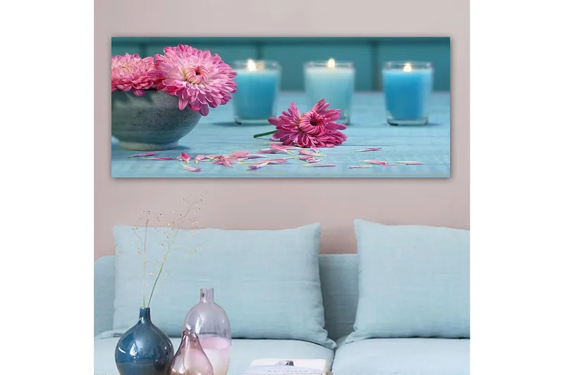 Canvasbillede YTY Object Flerfarvet - 120x50 cm - Boligtilbehør - Billeder & kunst - Billeder på lærred