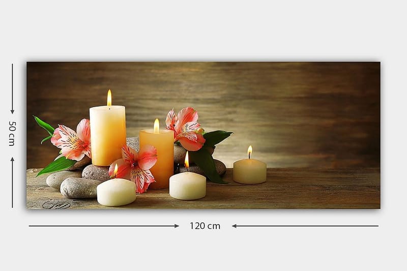 Canvasbillede YTY Object Flerfarvet - 120x50 cm - Boligtilbehør - Billeder & kunst - Billeder på lærred