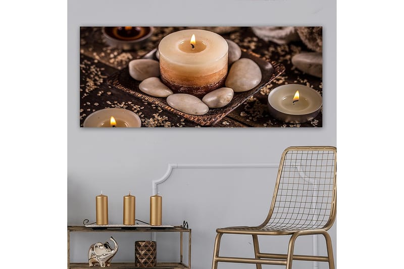 Canvasbillede YTY Object Flerfarvet - 120x50 cm - Boligtilbehør - Billeder & kunst - Billeder på lærred