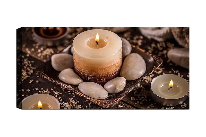 Canvasbillede YTY Object Flerfarvet, 120x50 cm