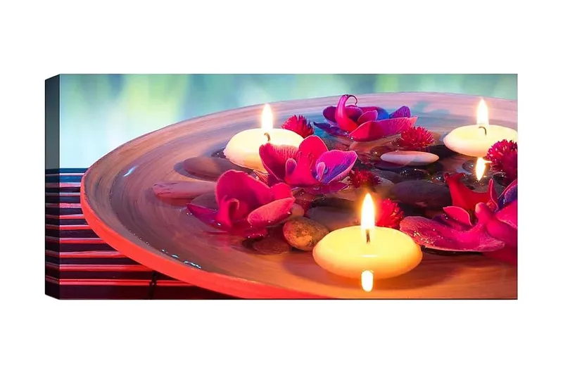 Canvasbillede YTY Object Flerfarvet, 120x50 cm