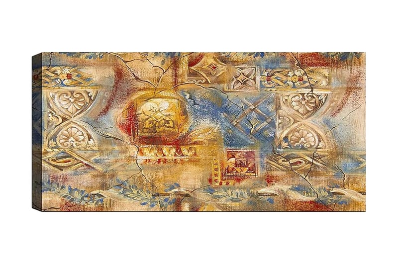 Canvasbillede YTY Oriental Flerfarvet - 120x50 cm - Boligtilbehør - Billeder & kunst - Billeder på lærred
