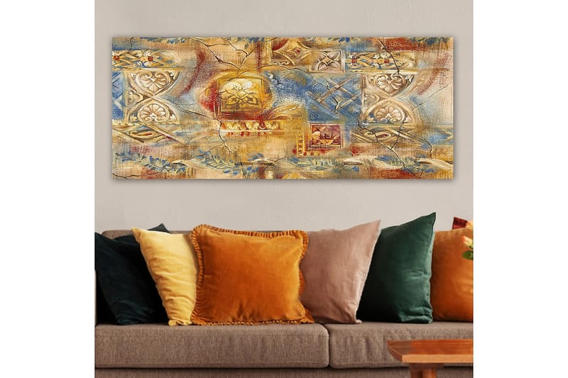 Canvasbillede YTY Oriental Flerfarvet - 120x50 cm - Boligtilbehør - Billeder & kunst - Billeder på lærred