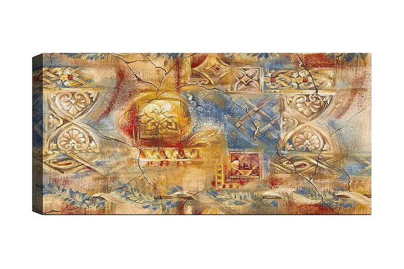 Canvasbillede YTY Oriental Flerfarvet, 120x50 cm