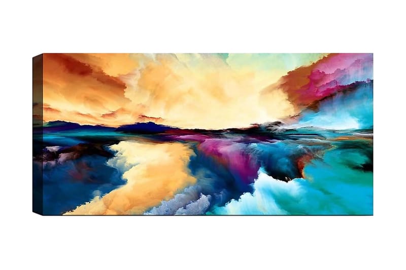 Canvasbillede YTY Outer Space Flerfarvet - 120x50 cm - Boligtilbehør - Billeder & kunst - Billeder på lærred