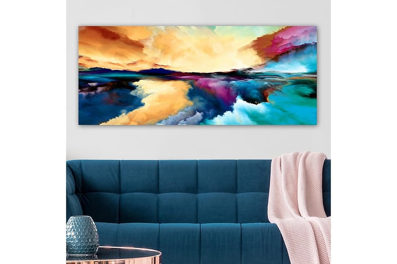 Canvasbillede YTY Outer Space Flerfarvet - 120x50 cm - Boligtilbehør - Billeder & kunst - Billeder på lærred