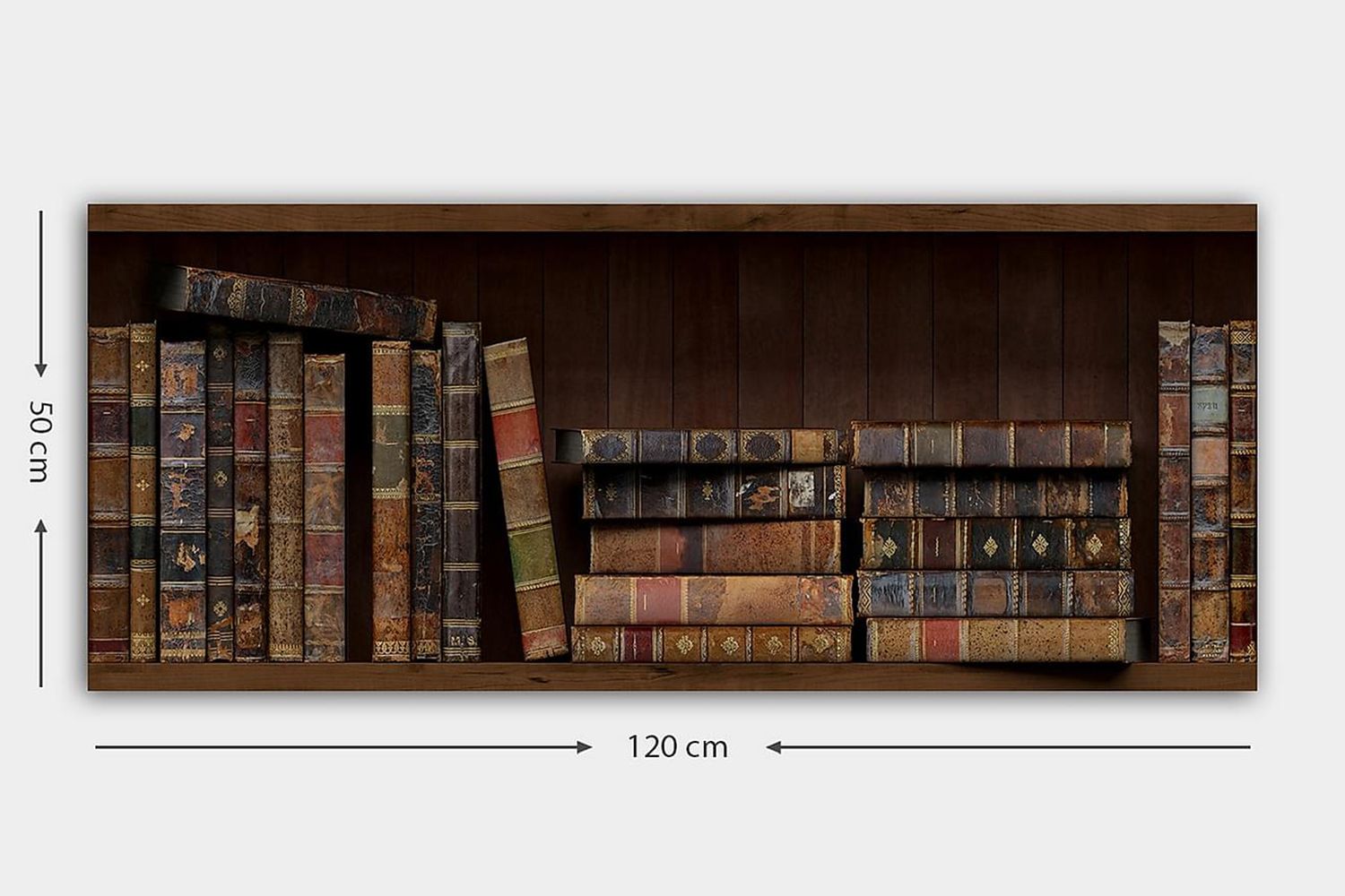 Canvasbillede YTY Reading and Literature Flerfarvet - 120x50 cm - Boligtilbehør - Billeder & kunst - Billeder på lærred