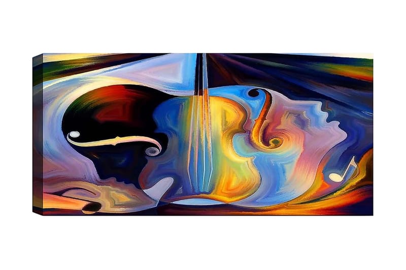 Canvasbillede YTY Spiritual Flerfarvet - 120x50 cm - Boligtilbehør - Billeder & kunst - Billeder på lærred